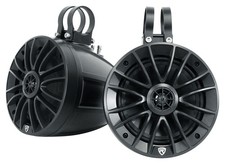 Rockville UT65B UTV 6.5" Rollbar Wakeboard Marine Speakers/Swivel Mount/IPX6
