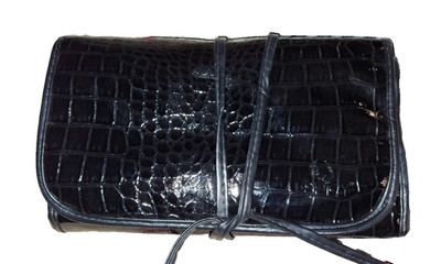 Make up ARTIST BRUSH Holder, leather Roll up Case  & Storage WITH BRUSHES