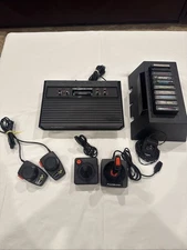 ATARI 2600 Vader Edition CONSOLE Bundle W/ Power Controllers Works! 10 Games! 🔥