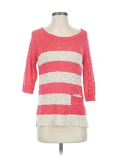 Olive and Oak Women Pink Pullover Sweater S