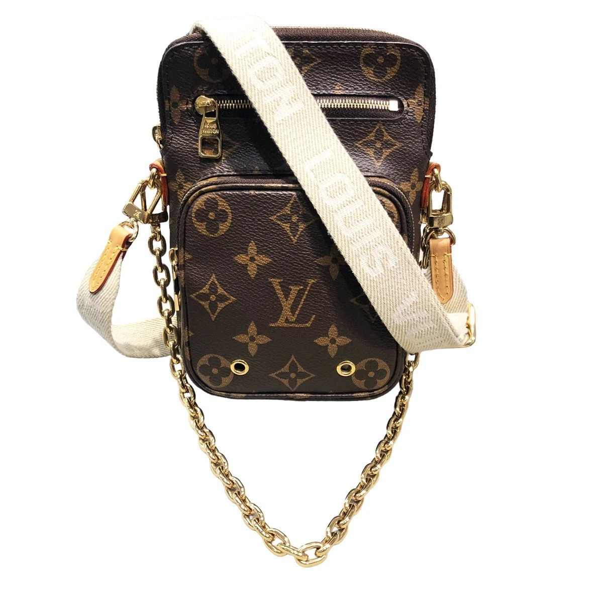 LOUIS VUITTON Utility Crossbody M80746 Monogram Shoulder Bag 