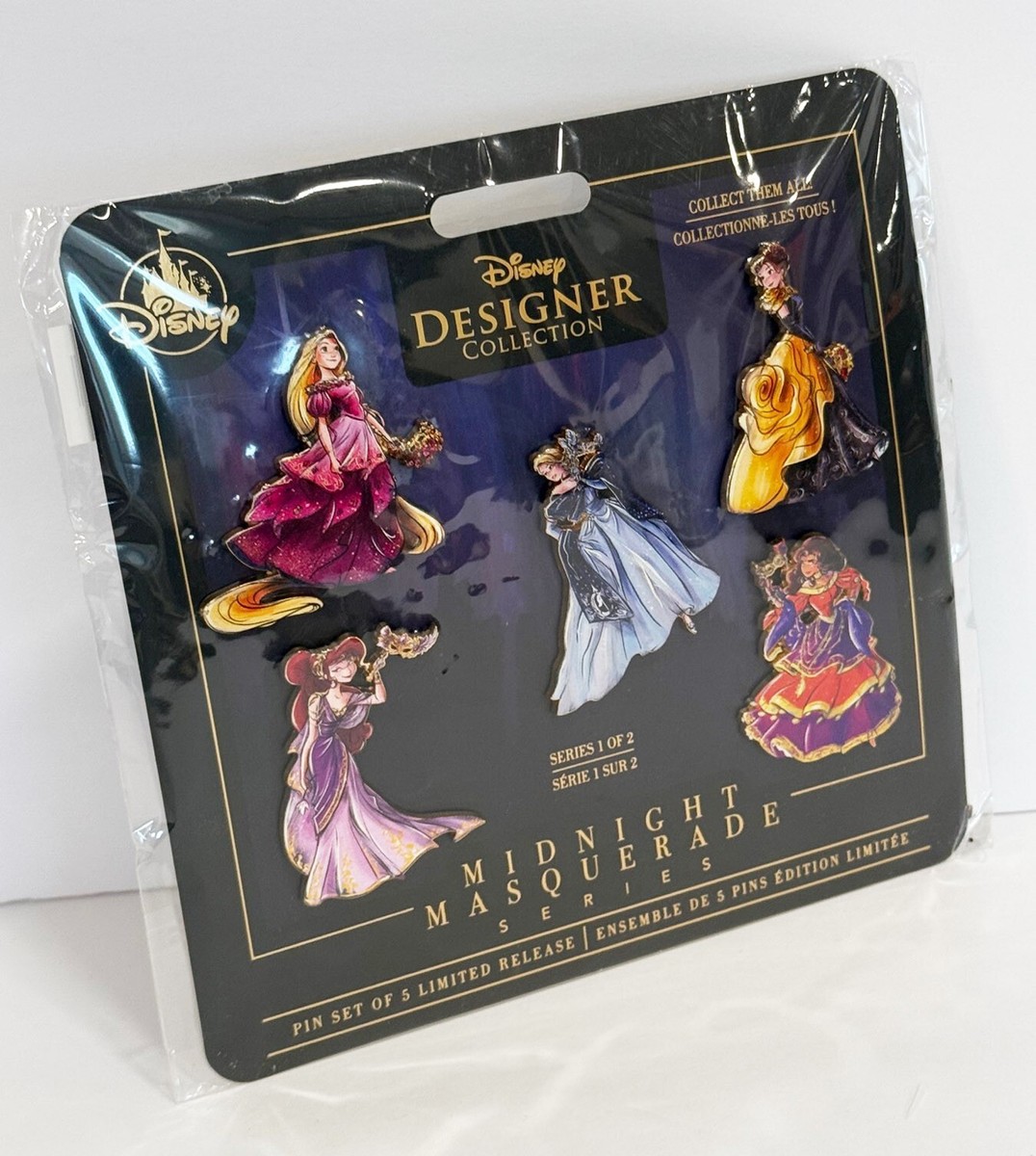 ディズニー デザイナー コレクション ミッドナイト マスカレード メガラ ピンズ Disney Designer Collection Premier Midnight Masquerade Limited