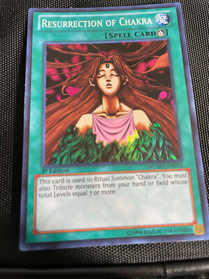 Resurrection of Chakra - NUMH-EN053 - Super Rare - 1st Edition - NM -  Yugioh!