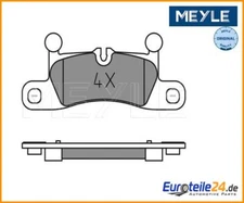 Brake pad set, disc brake Meyle 0252472116 for Porsche