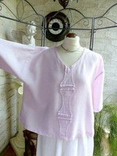 3726 Marc Abbas Shirt rose 100 Leinen one Size