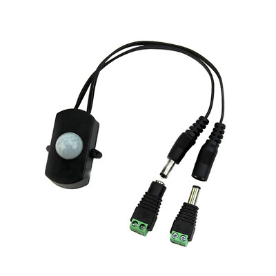 DC 6-24V 5A Infrared PIR Motion Sensor Security Light Control Switch + Connector