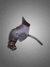 Halloween Medieval leather Pauldron shoulder armor Medieval Fantasy Costume Larp