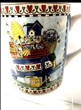 Gardeners Wheelbarrel Blue  Multicolor Coffee Mug Cup Legacy Publishing Group