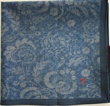     NEW Auth ISAIA NAPOLI 100 COTTON Pocket Square Pochette Handkerchief