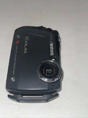 Eccellente CASIO EXILIM G EX-G1 Nero Fotocamera digitale da 12,1 MP Funzionante - Imagen 1 de 4