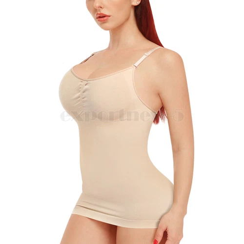 Lady Cami Tummy Firm Control Body Shaper Slimming Waist Shapewear Seamless Vest - Picture 28 of 41
