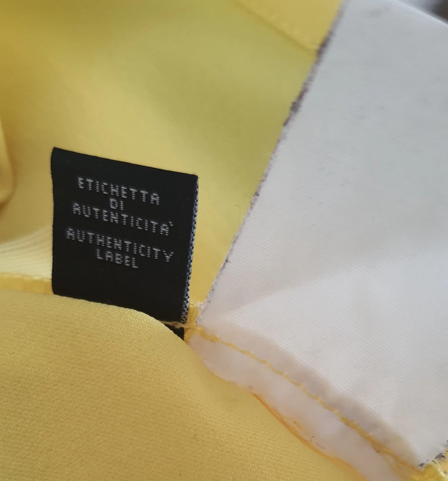 Abito vintage anni '90 VERSACE jeans couture giallo neon stile tennis It 46