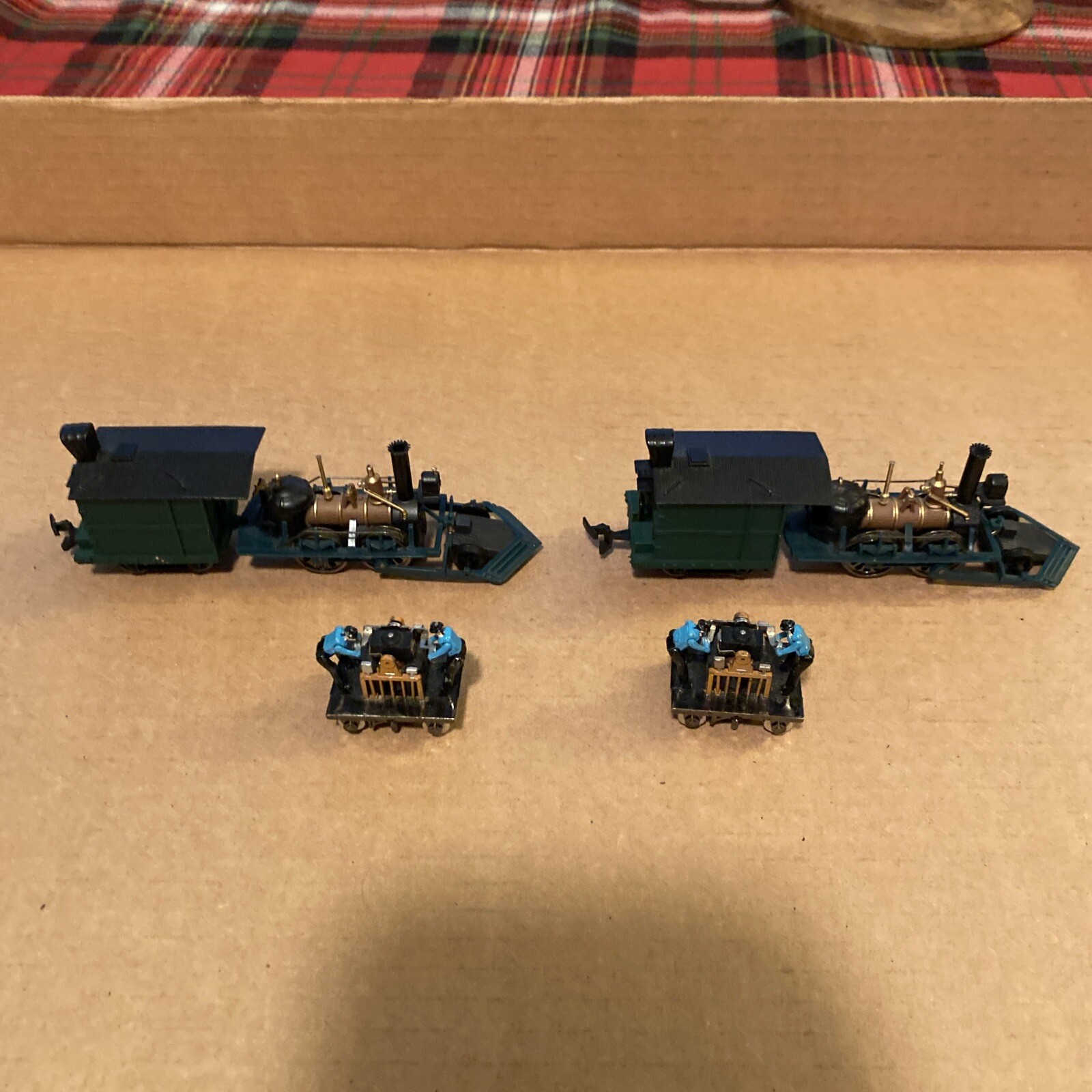 ho scale hand car Bachman Set Of Two And Two Pull Steam Cars eBay
