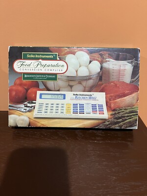 Seiko Instruments The Kitchen Whiz SII Food Preparation Conversion Computer KW-1