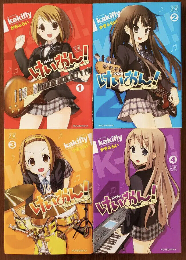 Mangá K-On! de Kakifly. Histórias Japonesas, quadrinhos, Música