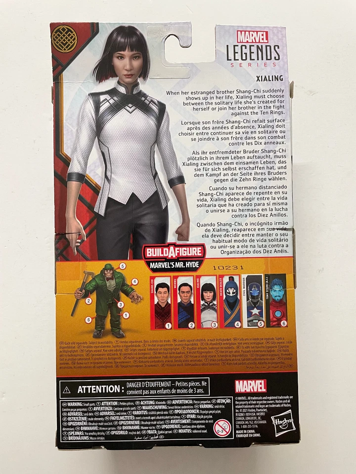 Figura de acción Marvel Legends Shang-Chi XIALING con MR. HYDE BAF 6" - NUEVA EN CAJA Foto 2 de 2