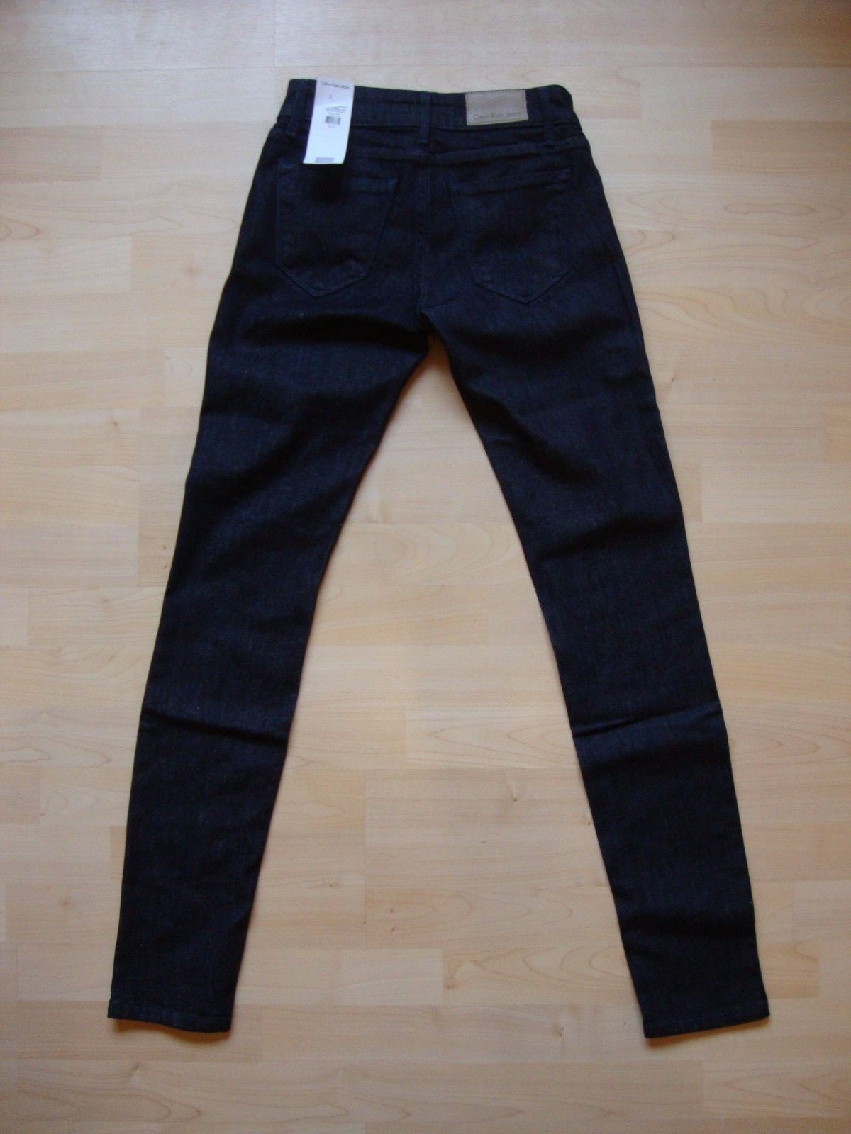 Calvin Klein CK Womens Indigo Mid Rise Skinny Denim Jeans W26 L32 BNWT RRP £110 image 3