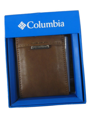 Columbia Men's Magnetic Money Clip Wallet Tan 31CP160009 NWT $38