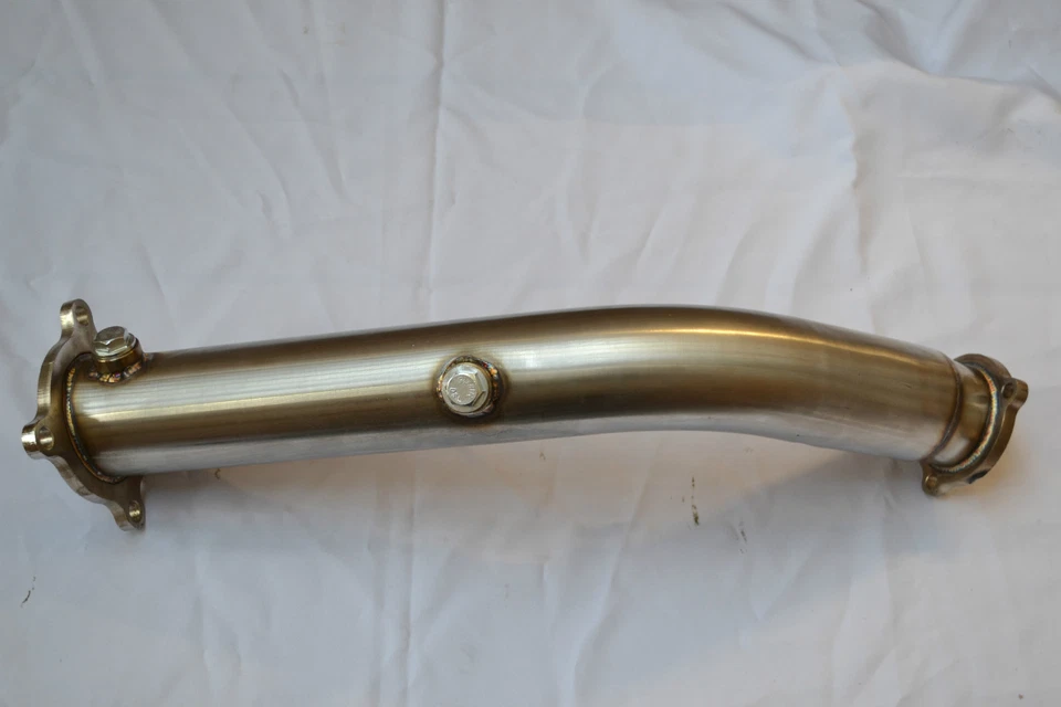 NUEVO AUDI A4 A5 Q5 2.0T ACERO INOXIDABLE TUBO DE ESCAPE DE-CAT - Imagen 4 de 4