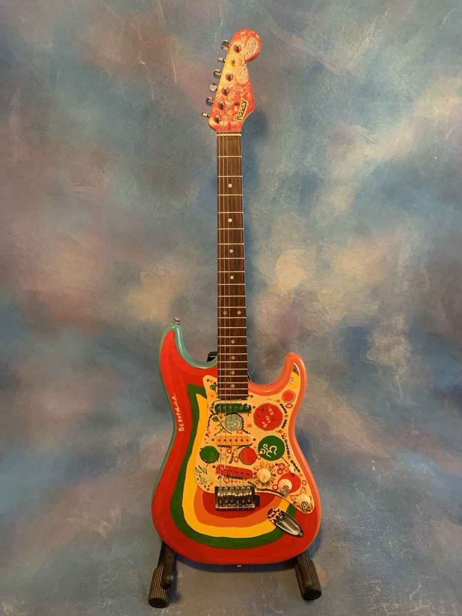 Fender “Rocky” Hand Painted Stratocaster Guitar | eBay