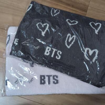 小物 [GELATO PIQUE loves BTS] BLANKET (GLAY) GELATO PIQUE loves BTS ブランケット ピンク ジェラピケ