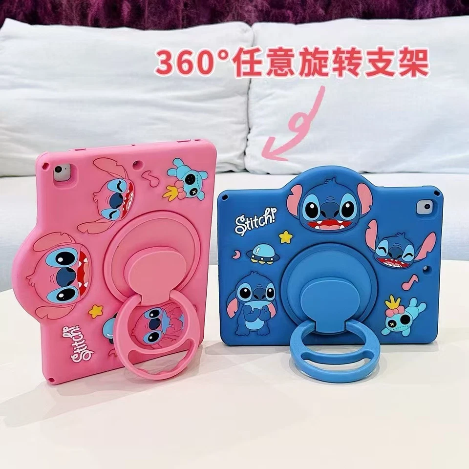 Funda Stitch Kid Stand para iPad 2025 11th A16 10th 10.9" mini 7 6 Air Pro Foto 4 de 4