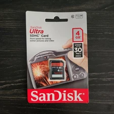 SanDisk Ultra 4GB SDHC Card - up to 30MB/s 200x