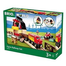 BRIO Farm Rail Set 33719 for ages 3 and up. Toy Wooden Toy Wooden Rail Set Gift