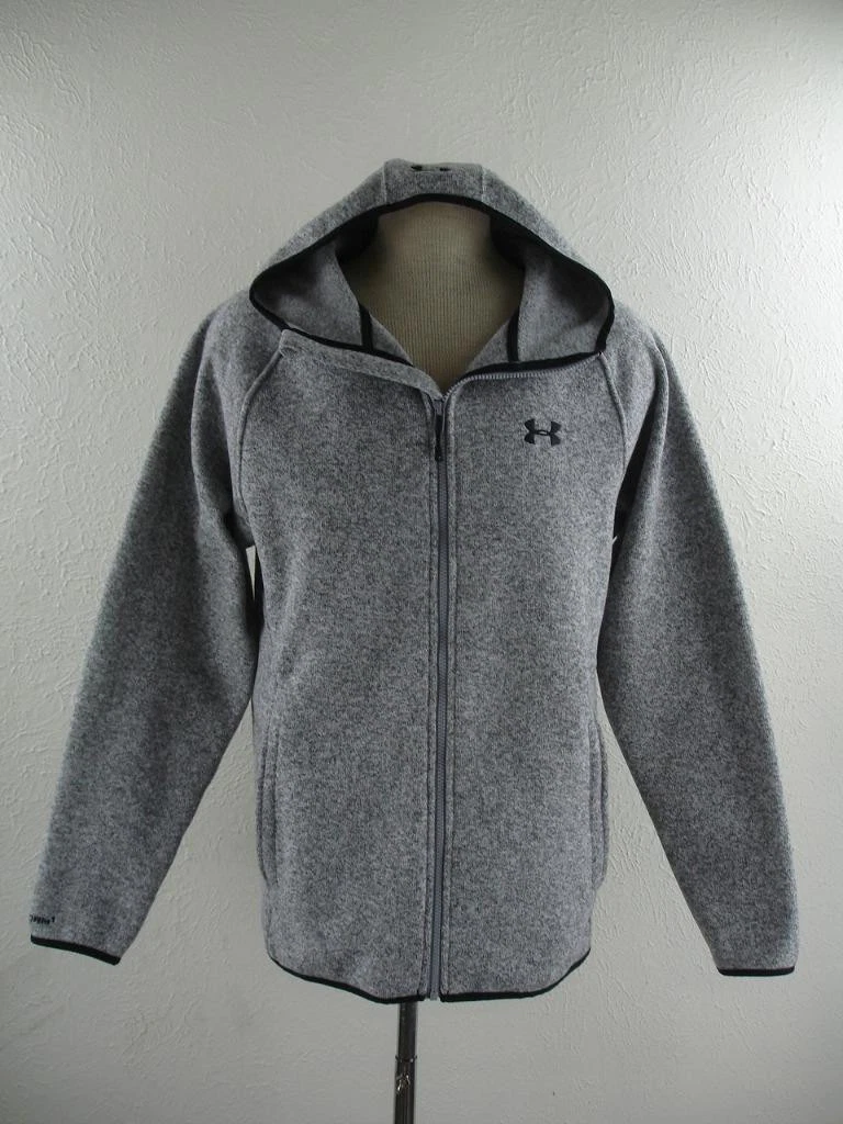 Mens L Under Armour Storm Fleece Full Zip Hoody Loose Fit Gray Sweatshirt Hooded
Opens in a new wind