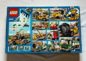LEGO City The Mine 4204 Gold Miners Crane Dump-Truck Train Drill NEW & SEALED
