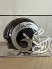 Kurt Warner Signed Rams Throwback Speed Mini Helmet PSA COA W/Display Case