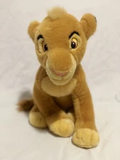 VTG Disney Store Original Plush Lion King Young Simba Cub 14" Stuffed Animal Toy