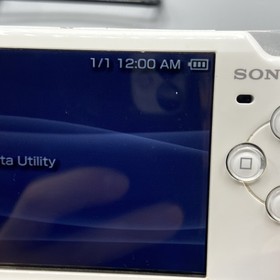 Sony PSP 2001 Playstation Portable White Console Starwars Darth Vader TEST /READ