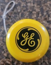 Vintage General Electric Yellow Plastic Advertising YoYo Yo-yo