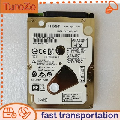 HCC545050A7E630 HGST 500GB 5400RPM SATA 600 Mbps 2.5'' Laptop HDD Hard Disk