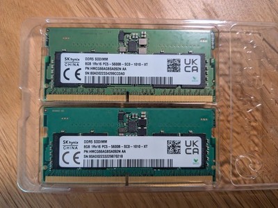 SK hynix DDR5 SO-DIMM RAM 16GB Kit (2x8GB) PC5-5600B HMCG66AGBSA092N