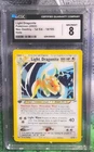 Pokémon CGC 8 1st Edition Light Dragonite Holo From Neo Destiny - 108/105