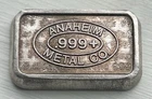 1 oz .999 Silver Bar - 1981 USVI Ingot Co A-Mark Anaheim