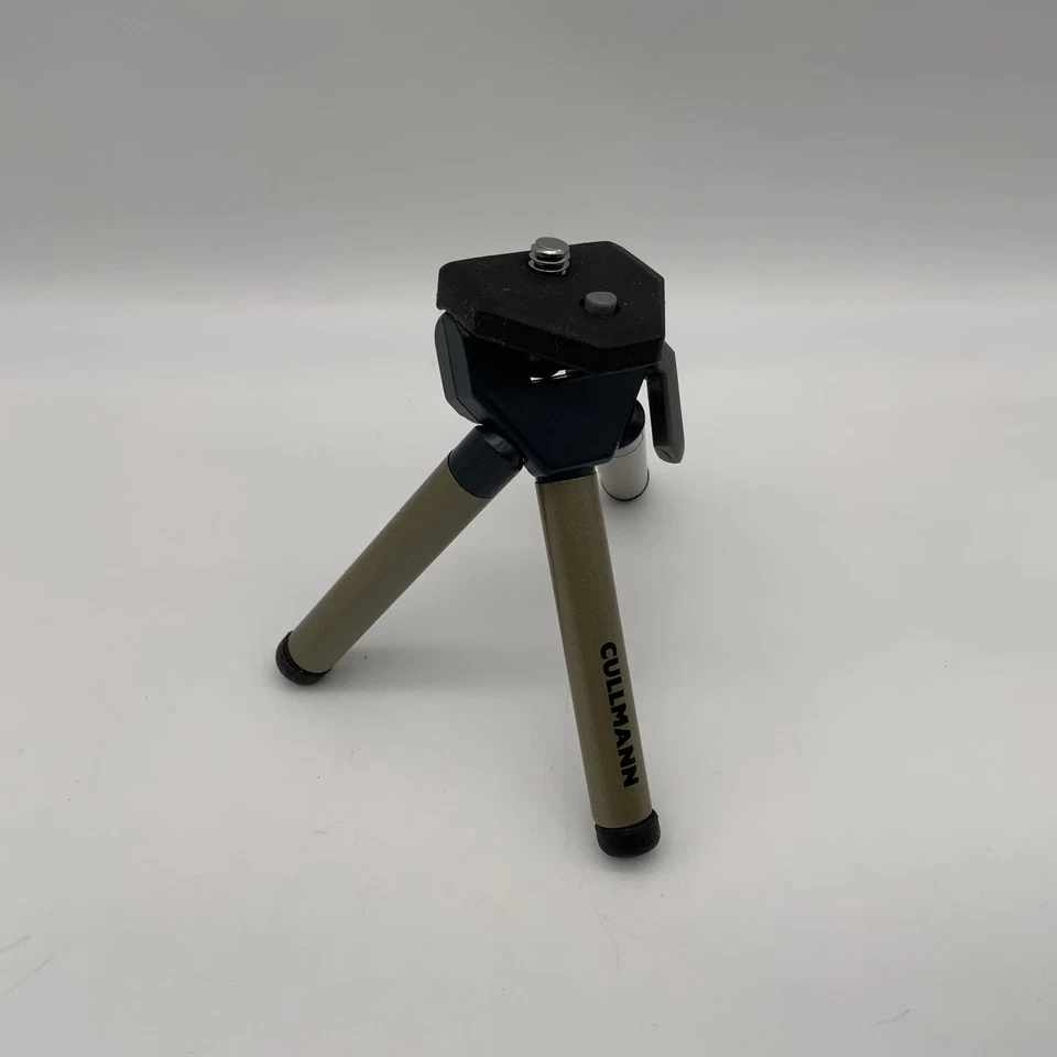 Cullmann Tischstativ grau Mini Flachstativ Tripod Dreibein Taschenstativ