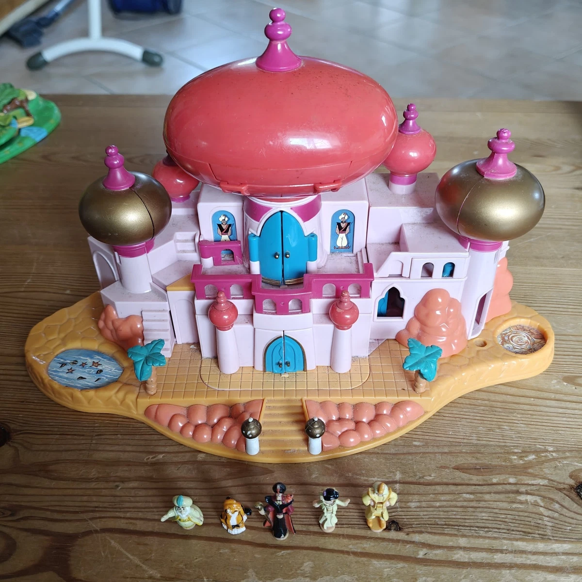 Figurines Aladdin Playset Disney Store Génie Jasmine Tapis Sultan - La