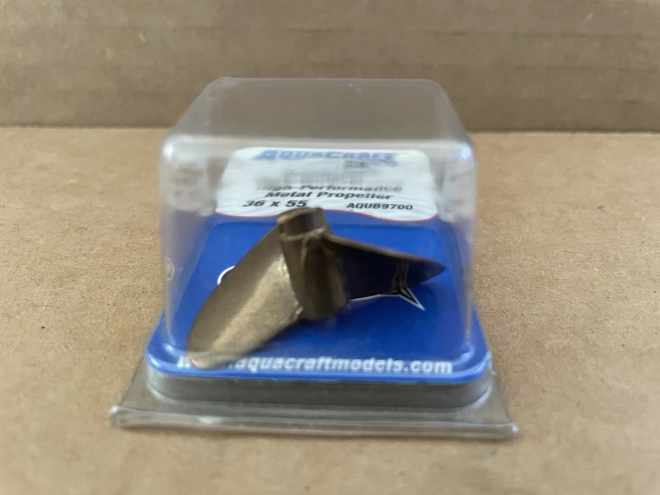 AQUACRAFT MODELS GrimRacer High-Performance Metal Propeller 36 x 55 w/ Box #5 - Image 3 of 4