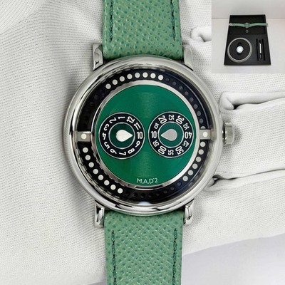 Mb&f M.a.d 2 Green 42MM Green Dial Stainless Steel Box Papers