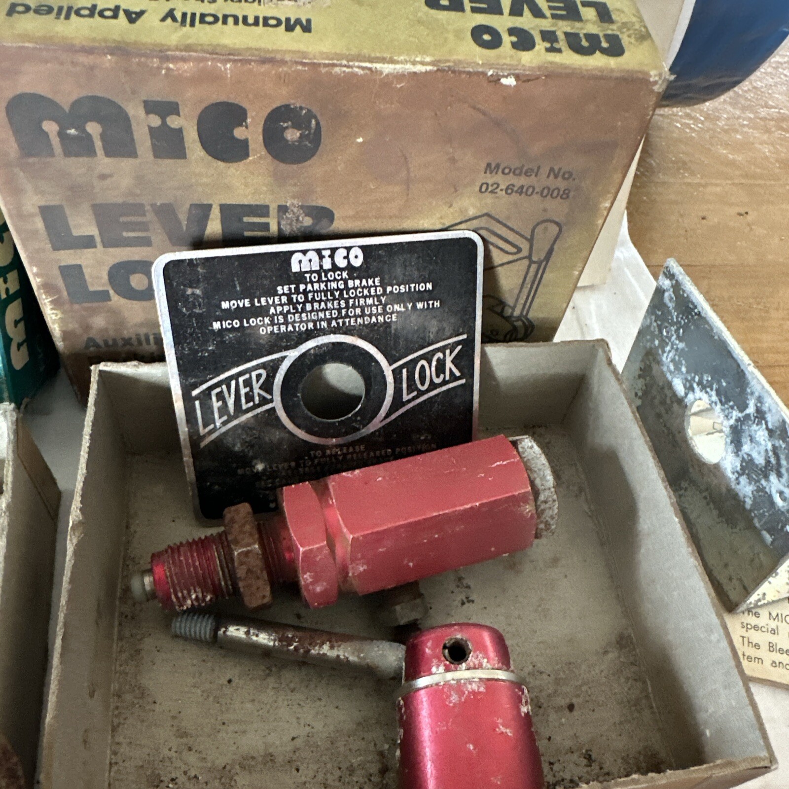 Lot Of (5) Mico Lever Lock Manually Hydraulic Braking System. Ford