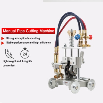 CG2-11Y Manual Gas Pipe Beveling Cut Machine W/ 88.6'' Chain Propane/Acetylene