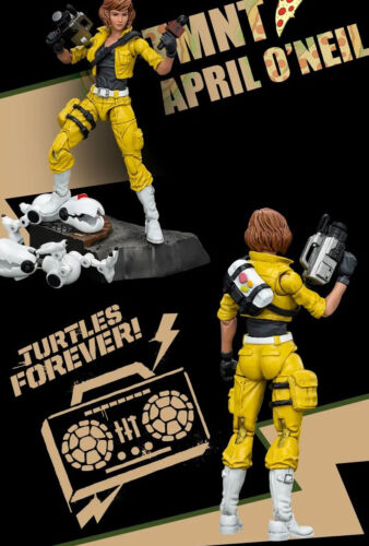 JOYTOY 1/18 TMNT SPLINTER APRIL ONEIL New instock - Picture 15 of 27