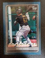 2022 Panini Three and Two Prospects Full Count #P-41 Henry Davis 5/32 Pirates