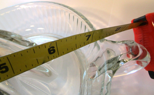 Vintage Heavy Clear Glass Hand Juicer with Handle 1950's Large - Picture 12 of 14