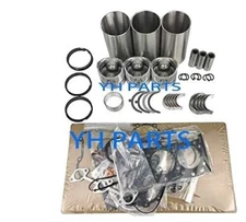 Engine Rebuild kit For Yanmar 3TNE74 piston ring cylinder liner gasket bearing