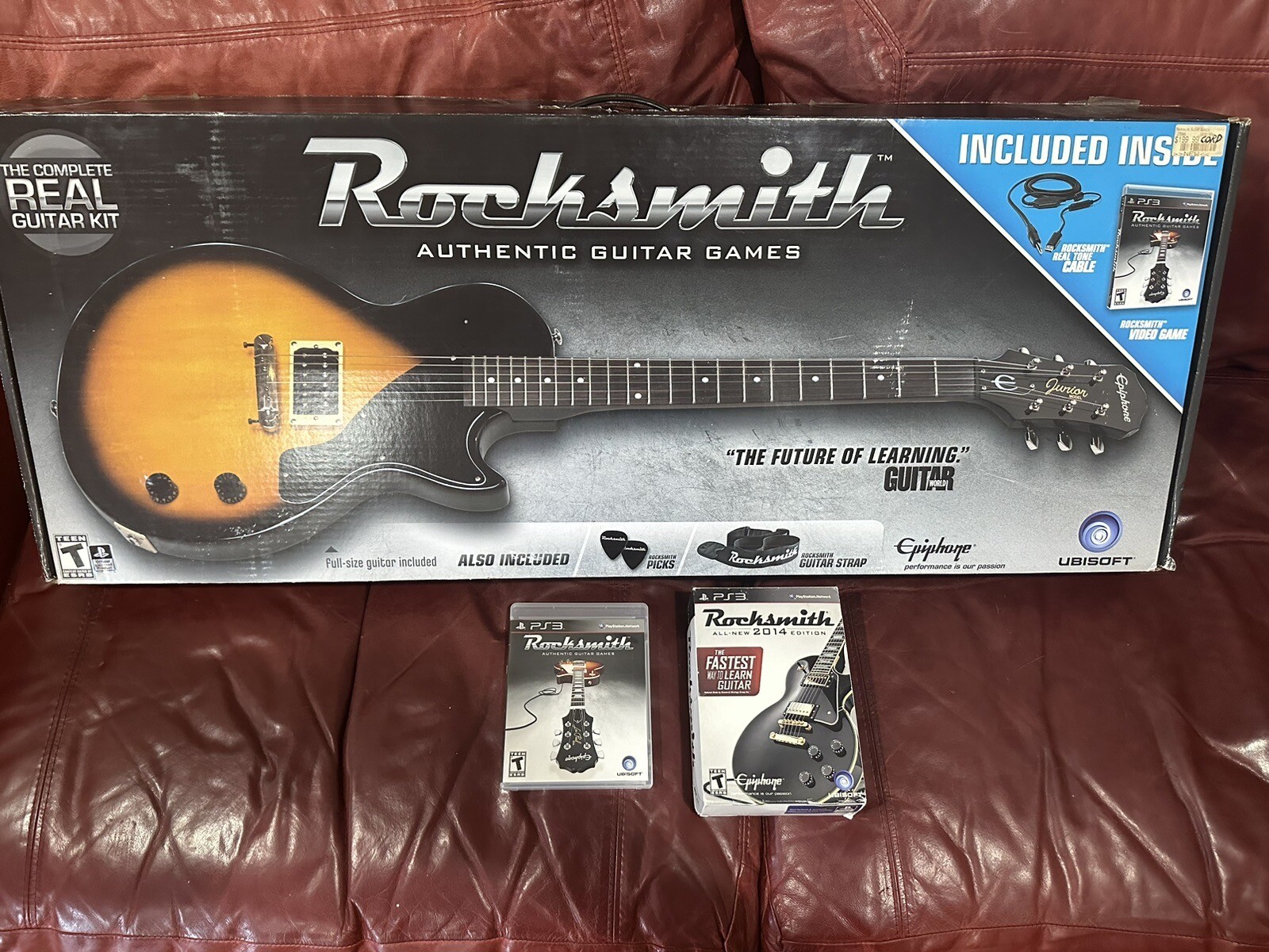 Rocksmith Complete Real Guitar Kit Epiphone Les Paul Jr. PS3 Includes