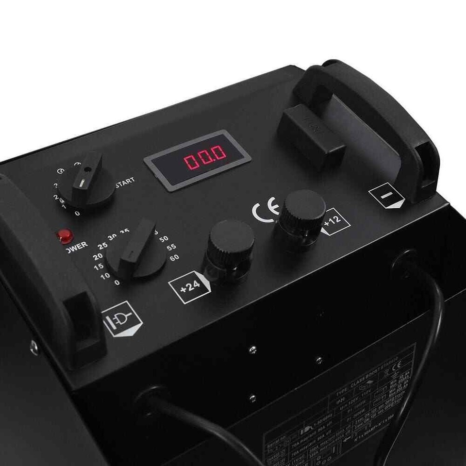 Monster 55 Amp 12Volt/24Volt Automotive Fast Jump Start Wheel Battery Charger eBay